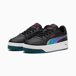 Carina Street Bouncy Sky Sneakers Youth, PUMA Black-Magenta Gleam, extralarge