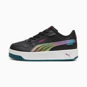 Carina Street Bouncy Sky Little Kids' Sneakers, PUMA Black-Magenta Gleam, large