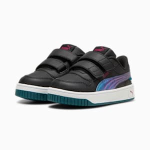 Carina Street Bouncy Sky V Toddlers' Sneakers, PUMA Black-Magenta Gleam, extralarge