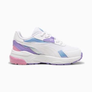 Vis2k Bouncy Sky Little Kids' Sneakers, PUMA White-PUMA White-Lavender Alert, extralarge