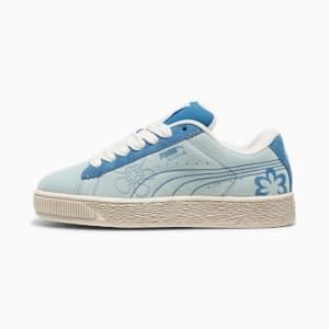 Suede XL Skater Bloom Big Kids' Sneakers, Frosted Dew-Blue Horizon, extralarge