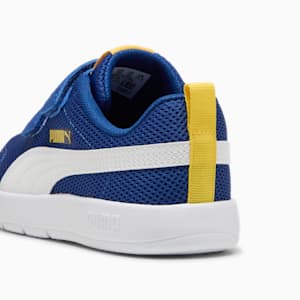 キッズ コートフレックス V3 メッシュ スニーカー 17-21cm, Clyde Royal-PUMA White-Sunny Yellow, extralarge-JPN