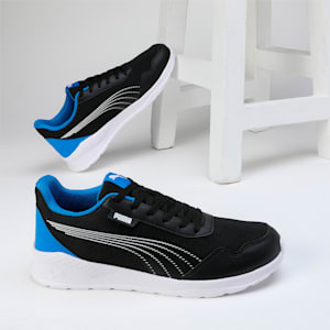 PUMA Jetfly Men's Sneakers, PUMA Black-Ultra Blue-PUMA White, extralarge-IND