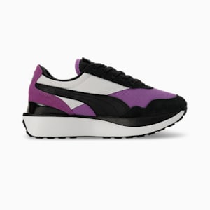 Cruise Rider Silk Road Women's Sneakers, PUMA White-PUMA Black-Ultraviolet, extralarge-IND