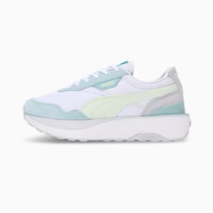 Cruise Rider Silk Road Women's Sneakers, Turquoise Surf-Green Illusion-Silver Mist, extralarge-IND