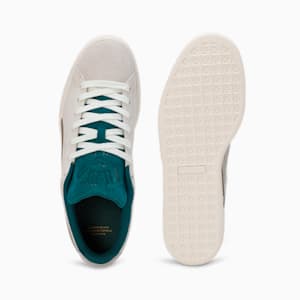 PLAY LOUD Suede Sneakers, Warm White-Cold Green, extralarge-IND