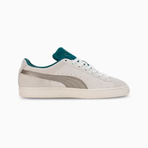 PLAY LOUD Suede Sneakers, Warm White-Cold Green, extralarge-IND