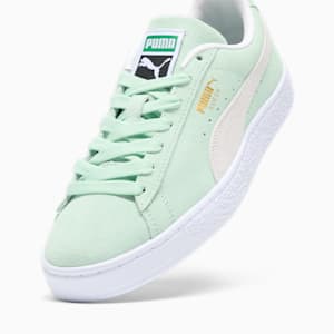 Zapatos deportivos de gamuza Classic XXI para mujer, Fresh Mint-PUMA White, extralarge