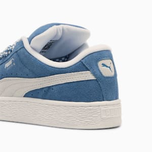 Suede XL Lace Women's Sneakers, Blue Horizon-PUMA White, extralarge