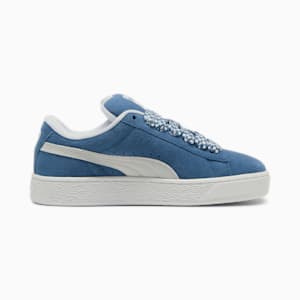 Suede XL Lace Women's Sneakers, Blue Horizon-PUMA White, extralarge