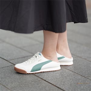 ユニセックス ローマ バーサタイル ミュール スニーカー, Warm White-Eucalyptus-Puma Team Gold, extralarge-JPN