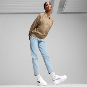ウィメンズ メイズ グローアップ スニーカー, PUMA White-Feather Gray, extralarge-JPN