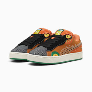Tenis XL DDLM de gamuza, Caramel Latte-PUMA Black, extralarge