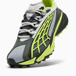 Spirex Scifi Men's Sneakers, Feather Gray-Electric Lime-PUMA Black, extralarge