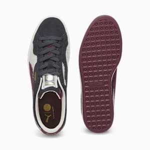 Suede Camowave We Are Legends Deeply Rooted Sneakers, Strong Gray-Warm White-Aubergine, extralarge