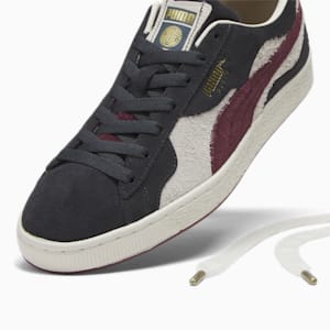 Suede Camowave We Are Legends Deeply Rooted Sneakers, Strong Gray-Warm White-Aubergine, extralarge