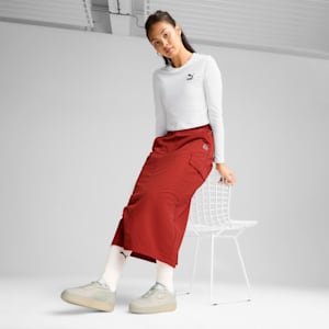 Tenis Palermo Moda Elevated para mujer, Vapor Gray-Warm White, extralarge