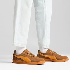 Indoor R-Suede Men's Sneakers, Chocolate Chip-Sport Yellow, extralarge