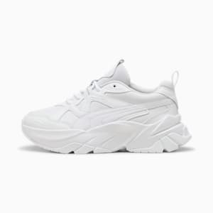 ウィメンズ ソフィア レザー スニーカー, PUMA White, extralarge-JPN
