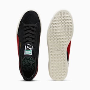 ユニセックス スウェード MIJ スニーカー, PUMA Black-PUMA Red, extralarge-JPN