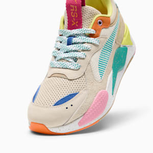 RS-X Suede Multi Sneakers, Alpine Snow-Prairie Tan-Rickie Orange, extralarge