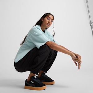 Suede XL Flecked Women's Sneakers, PUMA Black-Ponderosa Pine-Gum, extralarge