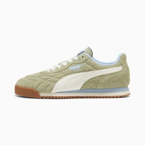 Roma Anniversario Suede Sneakers Unisex, Lux Army-Warm White, extralarge