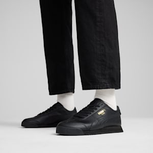 Sneakers Roma 68 Revival Homme, PUMA Black-Puma Team Gold, extralarge