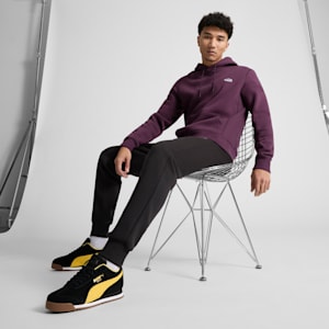 Tenis Roma Suede, PUMA Black-Sunny Yellow, extralarge