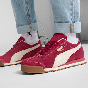 Tenis Roma Suede, Port-Warm White-Gum, extralarge