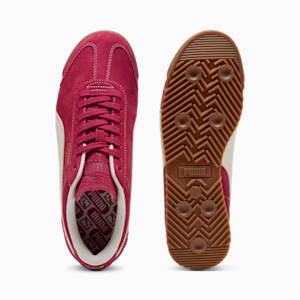 Roma Suede Men's Sneakers, Port-Warm White-Gum, extralarge
