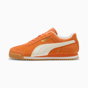 Tenis Roma Suede, Maple Syrup-Warm White-Gum, extralarge