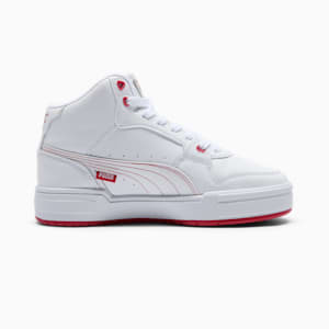 Tenis CA Pro Mid NYC Running Laps para mujer, PUMA White-Club Red-Gum, extralarge