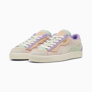 Suede Trippy Sneakers, Island Green-Fresh Mint-Frosted Ivory, extralarge