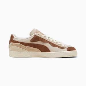 Suede Trippy Sneakers, Alpine Snow-Haute Coffee-Frosted Ivory, extralarge