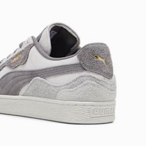 Suede Trippy Sneakers, Feather Gray-Cool Dark Gray-Feather Gray, extralarge