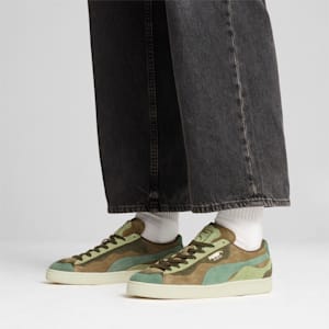 Suede Trippy Sneakers, PUMA Olive-Calming Green-Frosted Ivory, extralarge