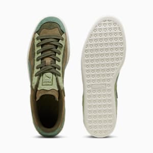 Suede Trippy Sneakers, PUMA Olive-Calming Green-Frosted Ivory, extralarge