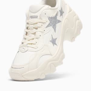 Pulsar Wedge Star Women's Sneakers, Frosted Ivory-PUMA Silver, extralarge