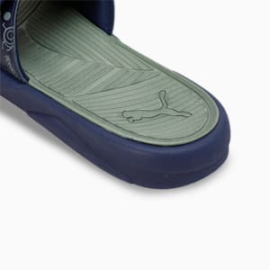 Royalcat Comfort Stablex Men's Slides, PUMA Navy-Eucalyptus-Yellow Sizzle, extralarge-IND