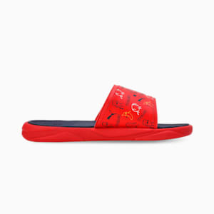 Royalcat Comfort Stablex Men's Slides, For All Time Red-PUMA Navy-Yellow Sizzle, extralarge-IND