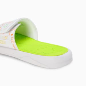 Royalcat Comfort Stablex Men's Slides, PUMA White-Lime Smash-Ginger Tea, extralarge-IND