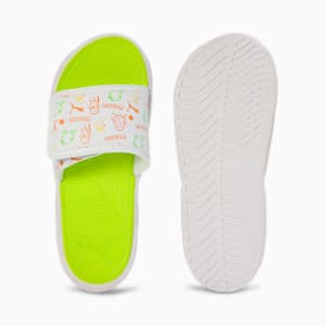 Royalcat Comfort Stablex Men's Slides, PUMA White-Lime Smash-Ginger Tea, extralarge-IND