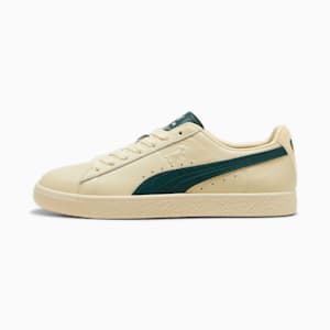 Clyde Players Lane Sneakers Unisex, Creamy Vanilla-Dark Myrtle, extralarge