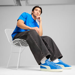 Suede Mohair Sneakers, PUMA Team Royal-Frosted Ivory, extralarge