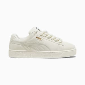 Suede XL Rope Sneakers, Frosted Ivory-Vapor Gray, extralarge