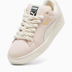 Sneakers Suede XL Rope, Warm White-Island Pink, extralarge