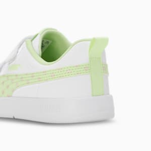 Courtflex V3 Dotty Kid's Sneakers, PUMA White-Cool Cucumber, extralarge-IND