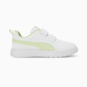 Courtflex V3 Dotty Kid's Sneakers, PUMA White-Cool Cucumber, extralarge-IND