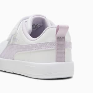 ガールズ コートフレックス V3 ドッティ スニーカー 17-21cm, PUMA White-Lilac Frost, extralarge-JPN